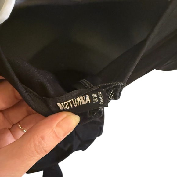 Rare Disturbia gothy midi dress NWT size UK10 US6 with chain detail in front - Picture 5 of 5